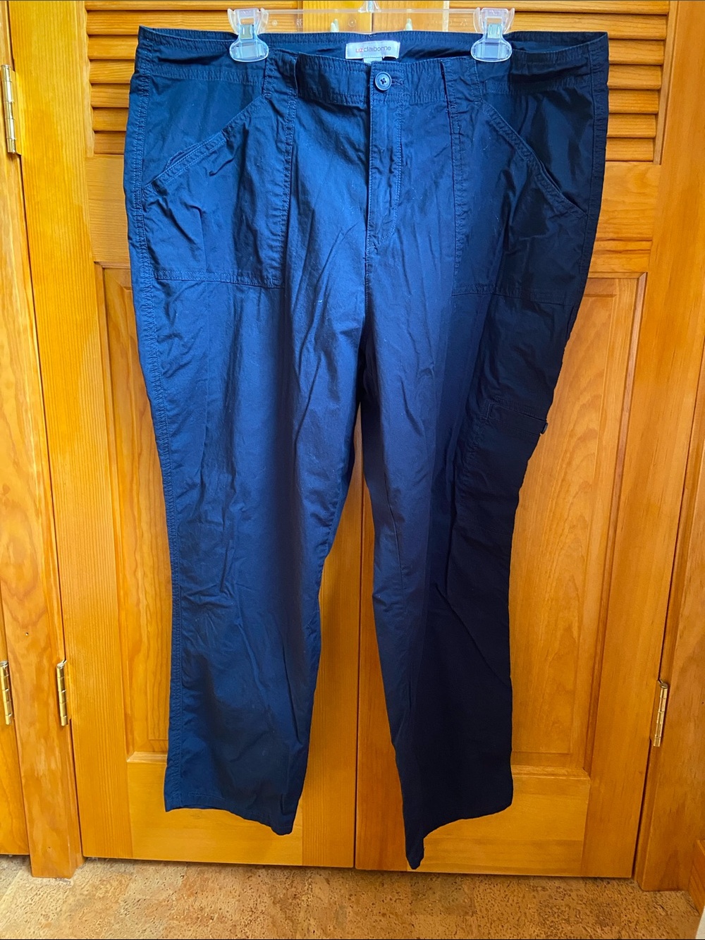 Liz Claiborne Navy Blue Women's Cargo Pants
